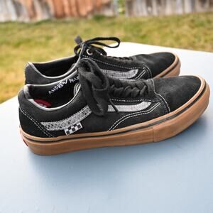 Vans Old Skool Pro Hockey Andrew Allen Black Gum Skate Shoes Men’s Size 7